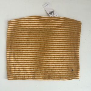 American Eagle Striped Tube Top
